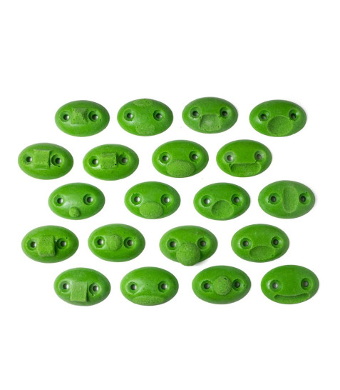 Prises d'escalade pour les pieds à double texture